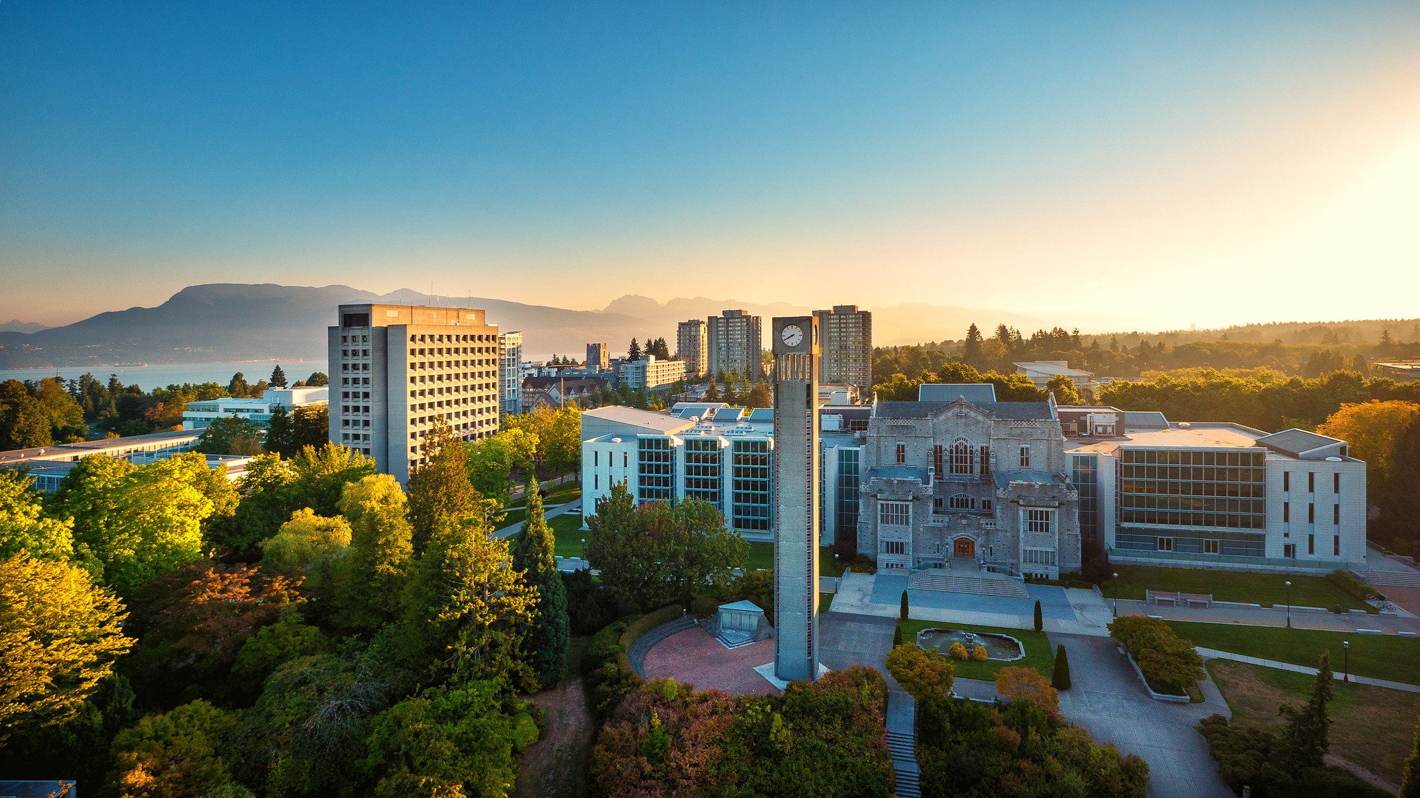 Aerial view of UBC Musqueam campus